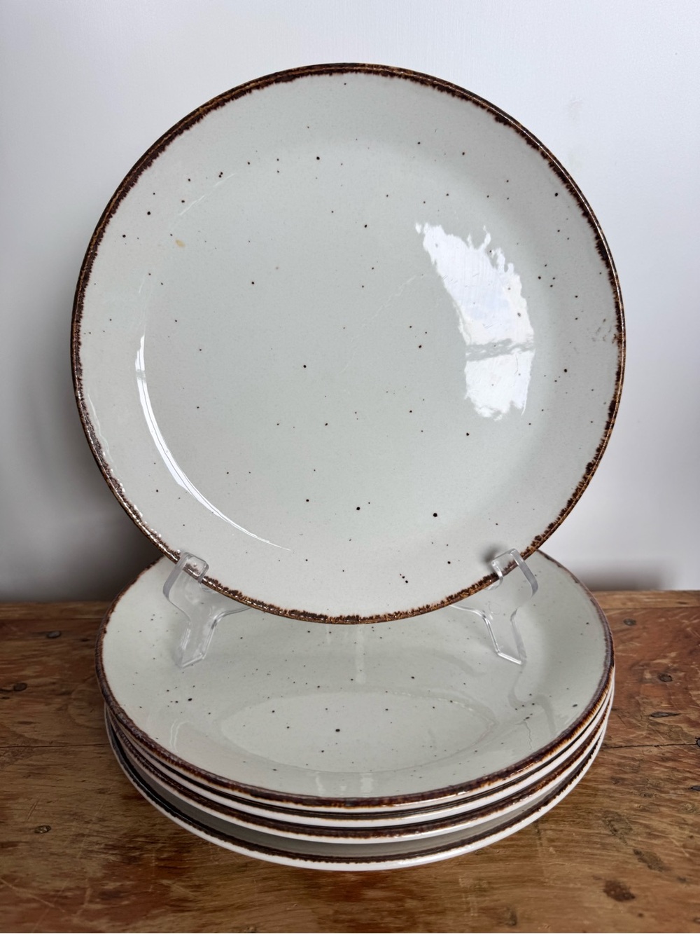 Set of 5 J&G Meakin "Lifestyle" Pattern 10” Dinner Plates - Discontinued